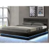 livraison la plus rapide Habitat Et Jardin Lit Coffre LED Anastasia – 180 X 200 Cm – Noir 17