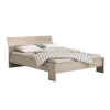 CSTORE Lit Adulte 140×190/200 Cm Décor Chêne Shannon authentiques 16
