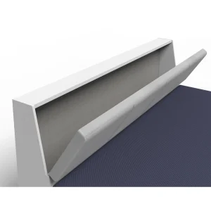 Pegane Lit Adulte Double 180×200 Cm + 2 Chevets Coloris Blanc/béton Gris Cla… nouvelle saison 11