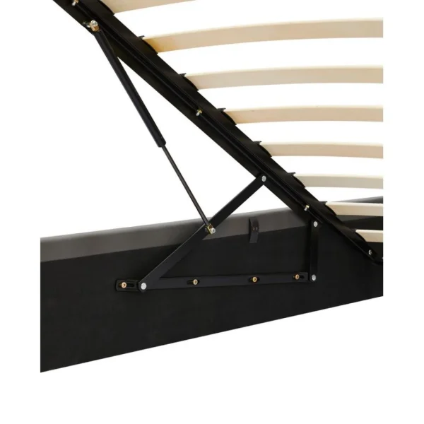 BUT Lit Coffre 140×190 Cm Avec Sommier SYLA 2 Noir Service Clients Dédié 4