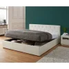 Baita Lit Coffre BAHIA Simili Blanc Et Strass 180x200cm en ligne officielle 14