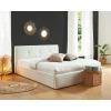 Baita Lit Coffre SEGURO Simili Blanc 140x190cm Meilleur Service 19