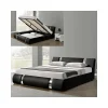 en solde Meubler Design Lit Coffre Sommier Relevable Nova – Noir – 140×190 16