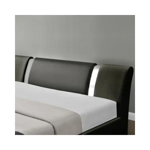 en solde Meubler Design Lit Coffre Sommier Relevable Nova – Noir – 140×190 13