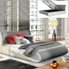 Meubler Design LIT COFFRE XENON AVEC SOMMIER – Gris Tissu – 180×200 comparez les prix 17