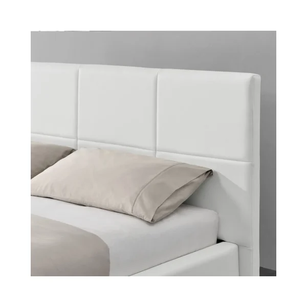 design à la mode Meubler Design Lit Design Alexi Avec Sommier Et Coffre De Rangement – Blanc – 180×200 5