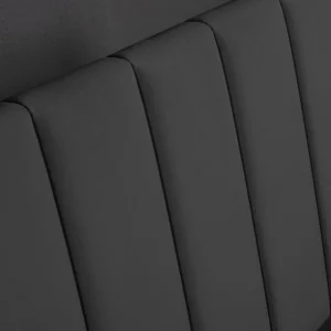 nouvelle saison Meubler Design Lit Design Sommier Velours Pied Or Auster – Velours Noir – 160×200 15