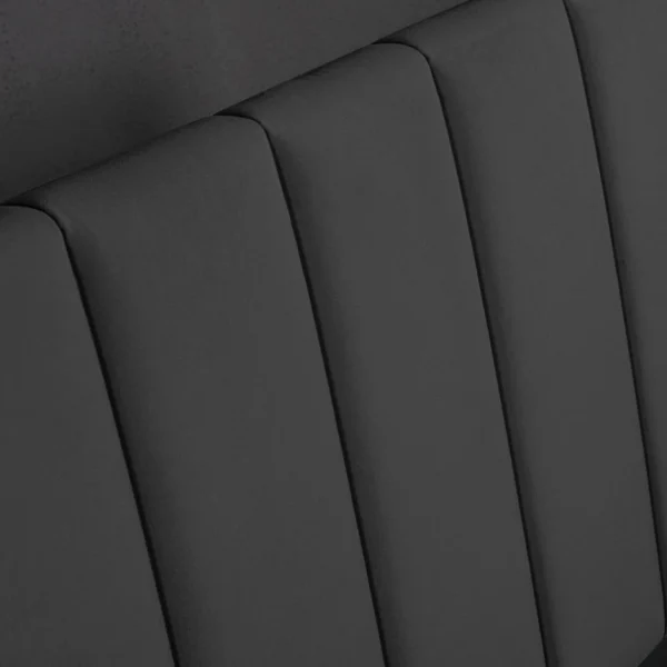 nouvelle saison Meubler Design Lit Design Sommier Velours Pied Or Auster – Velours Noir – 160×200 6