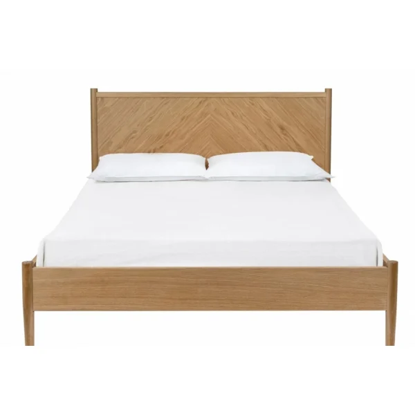belle HELLIN Lit Double 140/180 X 200 En Chêne – FLAM 1