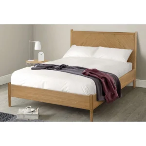 belle HELLIN Lit Double 140/180 X 200 En Chêne – FLAM 11