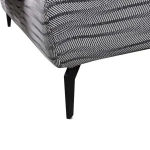 Parumm Lit Double 180×200 Cm Breda Pärumm Avec Tête De Lit Lignes ZigZag No… soldes magasin 15