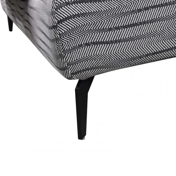Parumm Lit Double 180×200 Cm Breda Pärumm Avec Tête De Lit Lignes ZigZag No… soldes magasin 6