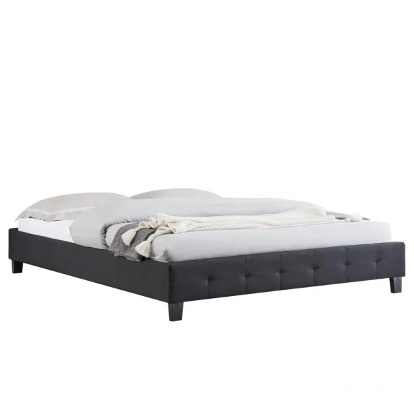 IDIMEX Lit Double Futon CORSE, 160 X 200 Cm, Avec Sommier, Revêtement En Tis… mode 1