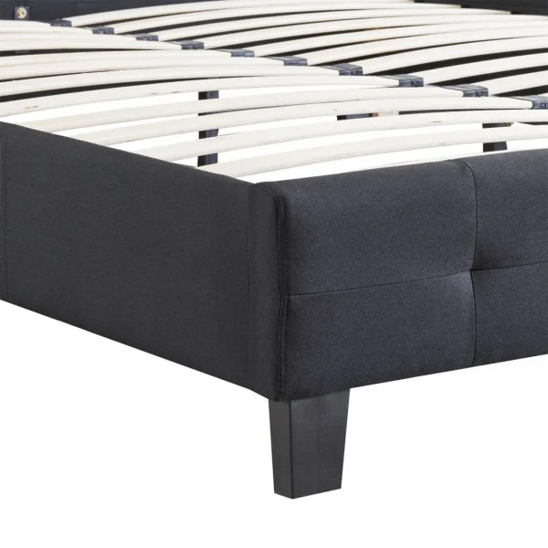 IDIMEX Lit Double Futon CORSE, 160 X 200 Cm, Avec Sommier, Revêtement En Tis… mode 5