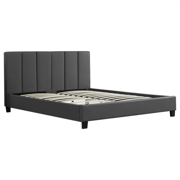 magasin paris IDIMEX Lit Double ROXY, 160 X 200 Cm, Avec Sommier, Revêtement En Synthétiq… 4