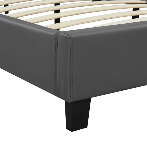 magasin paris IDIMEX Lit Double ROXY, 160 X 200 Cm, Avec Sommier, Revêtement En Synthétiq… 5