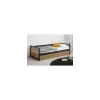 Vente-unique Lit Gigogne Industriel BOSTON – 2 X 90 X 190 Cm – MDF, Pin Et Métal -… à prix promos 17