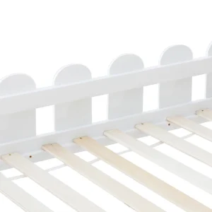 Acheter Marque Generique Lit Enfant Lit Mezzanine Superposé Pin Massif Blanc 120 X 200 Cm 15