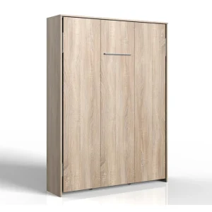 Paris Pegane Lit Escamotable Vertical Coloris Imitation Chêne – Longueur 152 X Hau… 6