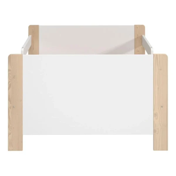 BUT Lit évolutif Avec Matelas WILLI Blanc Et Naturel beauté 1