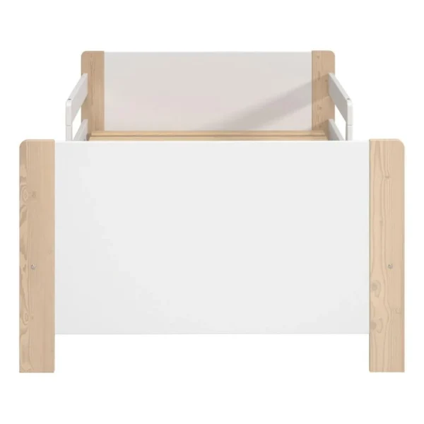 BUT Lit évolutif Avec Matelas WILLI Blanc Et Naturel beauté 4
