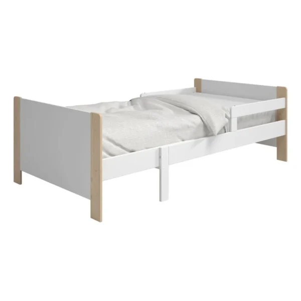 BUT Lit évolutif Avec Matelas WILLI Blanc Et Naturel beauté 6