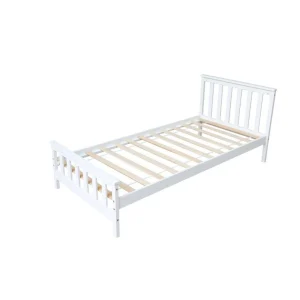 BUT Lit Gigogne 90×190 Cm PIYOU Blanc Avec Sommier magasin 11