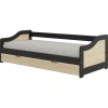 BUT Lit Gigogne 90×200 Cm BINGO Pin Et Noir En Bois Massif mode 19