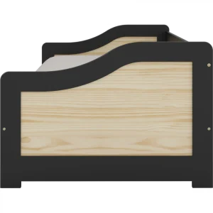 BUT Lit Gigogne 90×200 Cm BINGO Pin Et Noir En Bois Massif mode 10