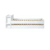magasins pour BUT Lit Gigogne 90×200 Cm + Bureau MALO Blanc 17