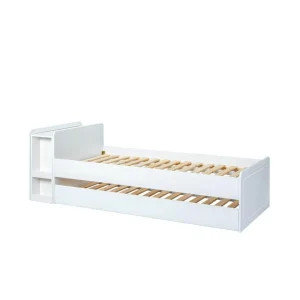 magasins pour BUT Lit Gigogne 90×200 Cm + Bureau MALO Blanc 15