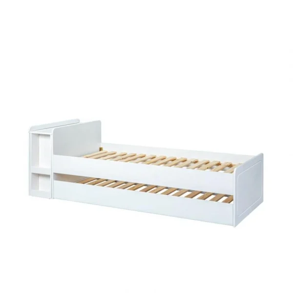 magasins pour BUT Lit Gigogne 90×200 Cm + Bureau MALO Blanc 6