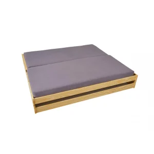 ALTER Lit Simple Convertible En Trois Lits, En Pin Naturel, 90×200 Cm Les achats en ligne 11