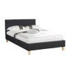 france en ligne IDIMEX Lit Simple LILLE, 120 X 190 Cm, Capitonné Avec Sommier, Revêtement E… 17
