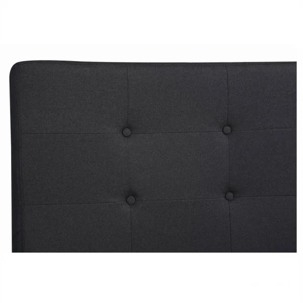 france en ligne IDIMEX Lit Simple LILLE, 120 X 190 Cm, Capitonné Avec Sommier, Revêtement E… 5