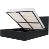 Meilleur Prix Garanti CSTORE MARTIN Lit Adulte – 140 X 190 Cm + Coffre De Rangement – Simili Noir -… 19