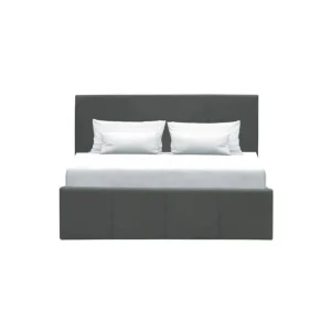 Livraison rapide CSTORE MARTIN – Lit Adulte 140×190 Cm + Coffre De Rangement – Simili Gris – S… 9
