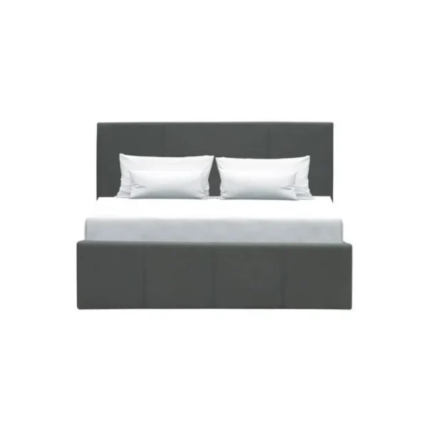 Livraison rapide CSTORE MARTIN – Lit Adulte 140×190 Cm + Coffre De Rangement – Simili Gris – S… 3