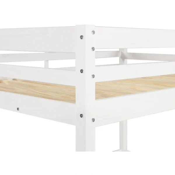 BUT Mezzanine 140×190 Cm BLOOM Blanc qualité d’originales 5