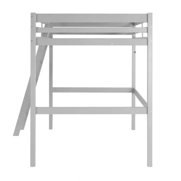 BUT Mezzanine 140×190 Cm BLOOM Gris boutique en ligne 4