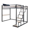 soldes pas cher BUT Mezzanine 140×200 Cm MARLEY En Acier Noir 7