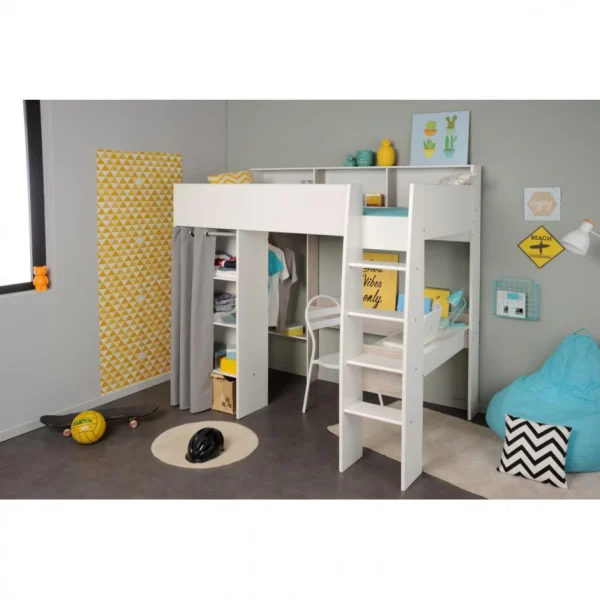 BUT Mezzanine Taylor Blanc Et Gris grande promotion 3