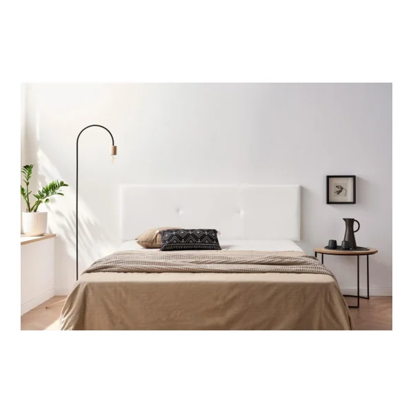 mode MOONIA-TÊTE DE LIT TAPISSÉE ALMA SIMILI CUIR 145 X 50 X 5 Cm 3
