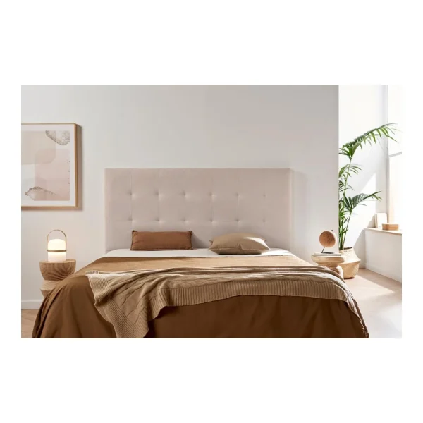 marque moins cher MOONIA-TÊTE DE LIT TAPISSÉE ATENEA AQUALINE 145 X 120 X 8 Cm 3