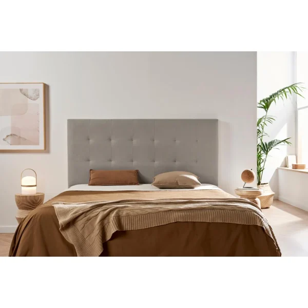 excellents soldes MOONIA-TÊTE DE LIT TAPISSÉE ATENEA AQUALINE 160 X 120 X 8 Cm 3