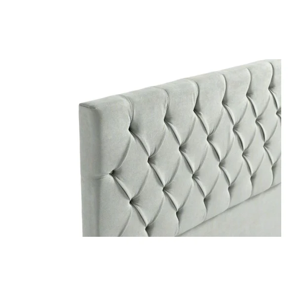marques de renommée MOONIA-TÊTE DE LIT TAPISSÉE CAPRI AQUALINE 115 X 120 X 12 Cm 5
