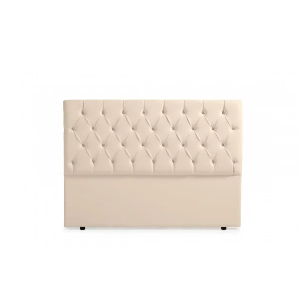 en france MOONIA-TÊTE DE LIT TAPISSÉE CAPRI SIMILI CUIR 115 X 120 X 12 Cm 1