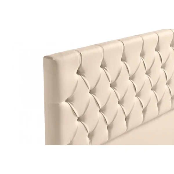 en france MOONIA-TÊTE DE LIT TAPISSÉE CAPRI SIMILI CUIR 115 X 120 X 12 Cm 5