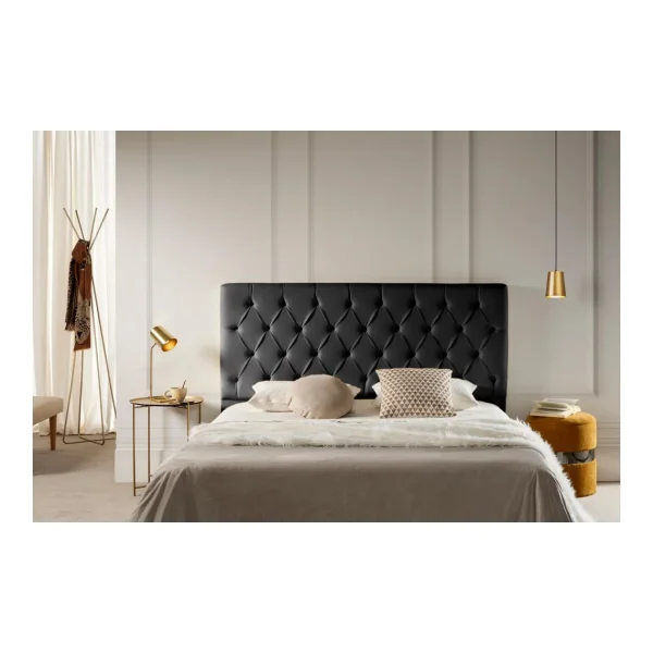 MOONIA-TÊTE DE LIT TAPISSÉE CAPRI SIMILI CUIR 170 X 120 X 12 Cm comparez les prix 3
