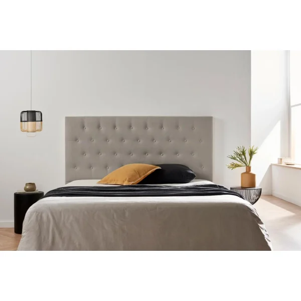 à prix imbattables MOONIA-TÊTE DE LIT TAPISSÉE FERRARA AQUALINE 115 X 120 X 8 Cm 3